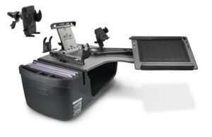 AutoExec Reach Desk Backseat Left Grey
